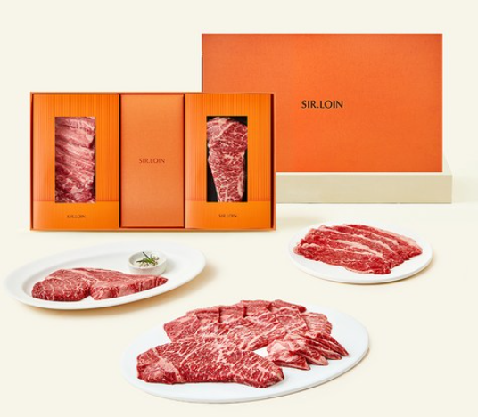 설로인 한우 1+등급이상 프리미엄 세트 1.2kg