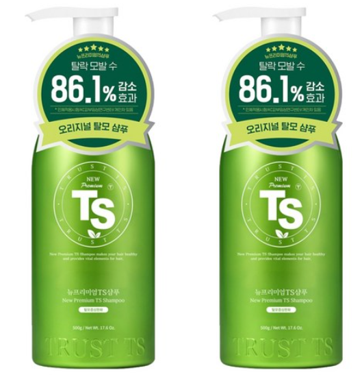 TS 뉴 프리미엄 탈모 증상 완화 기능성 샴푸 500g