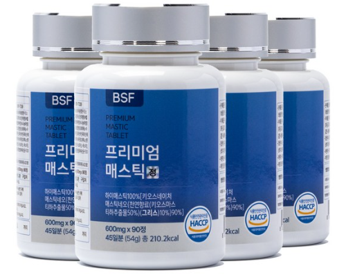 매스틱 추천 BSF 프리미엄 매스틱정 600mg